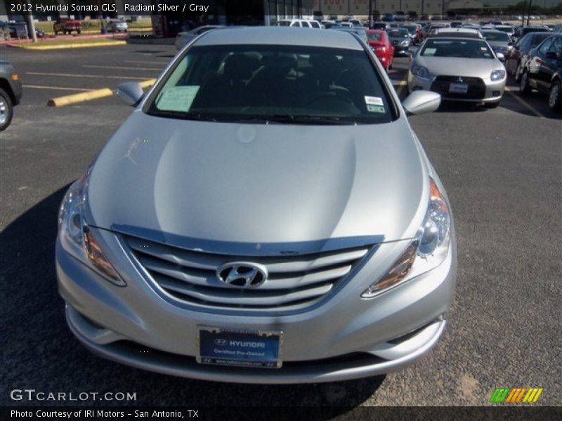 Radiant Silver / Gray 2012 Hyundai Sonata GLS
