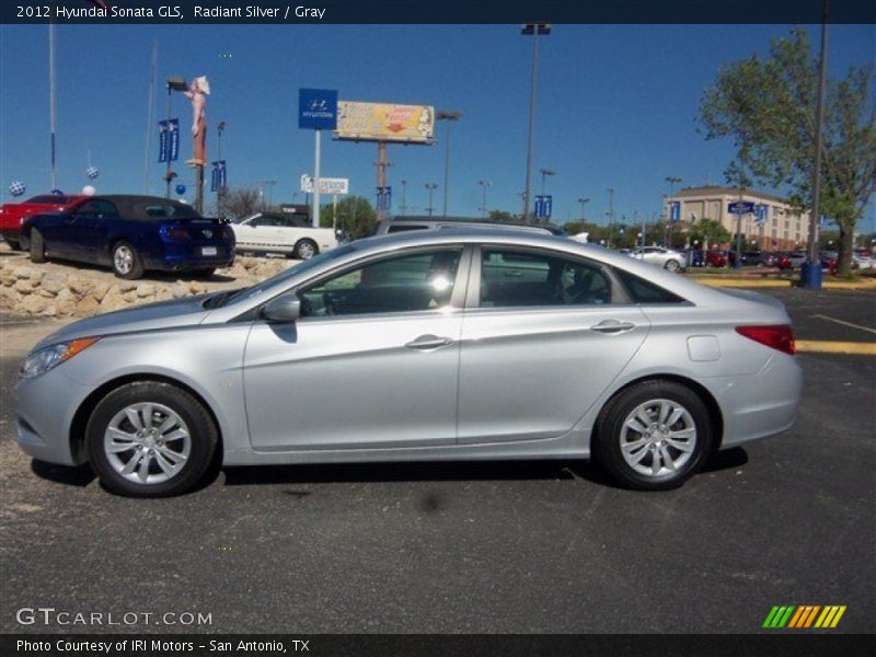 Radiant Silver / Gray 2012 Hyundai Sonata GLS