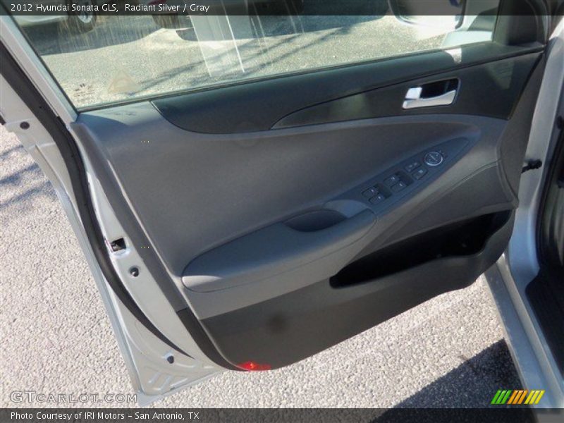 Radiant Silver / Gray 2012 Hyundai Sonata GLS