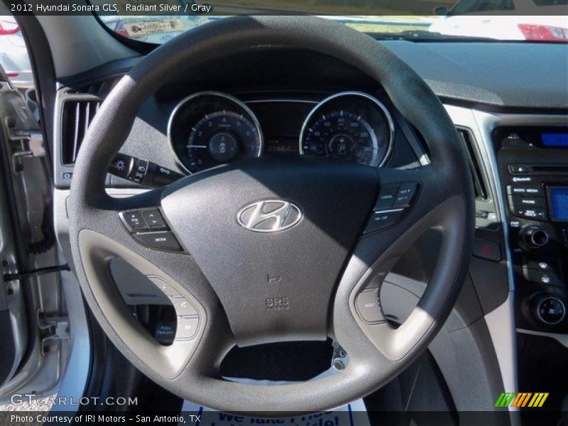 Radiant Silver / Gray 2012 Hyundai Sonata GLS