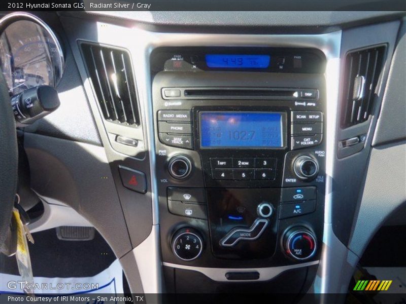 Radiant Silver / Gray 2012 Hyundai Sonata GLS