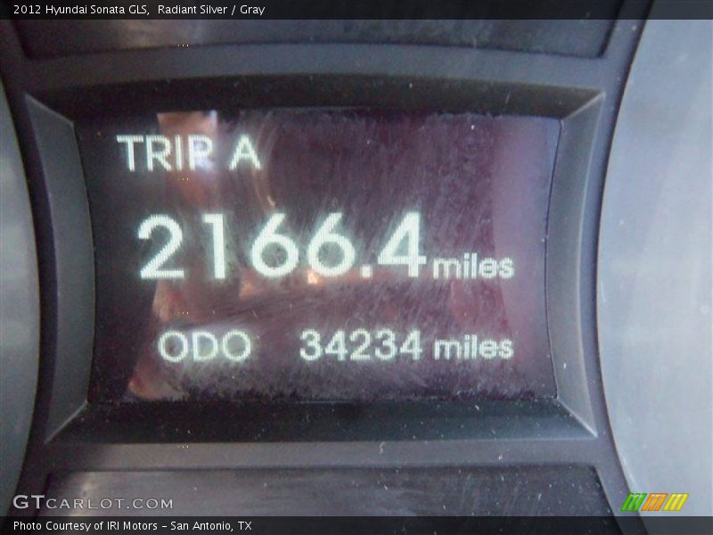 Radiant Silver / Gray 2012 Hyundai Sonata GLS