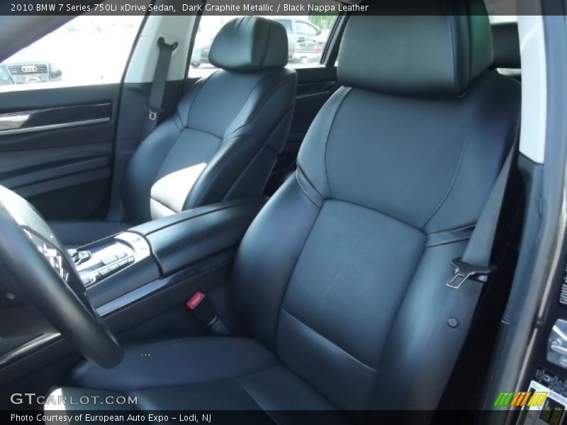 Dark Graphite Metallic / Black Nappa Leather 2010 BMW 7 Series 750Li xDrive Sedan