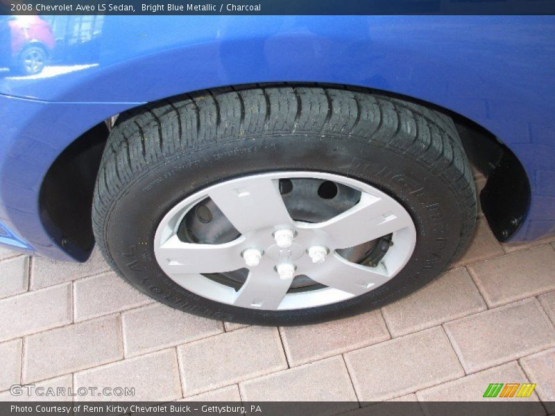 Bright Blue Metallic / Charcoal 2008 Chevrolet Aveo LS Sedan