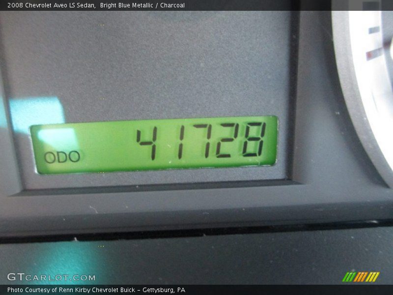 Bright Blue Metallic / Charcoal 2008 Chevrolet Aveo LS Sedan