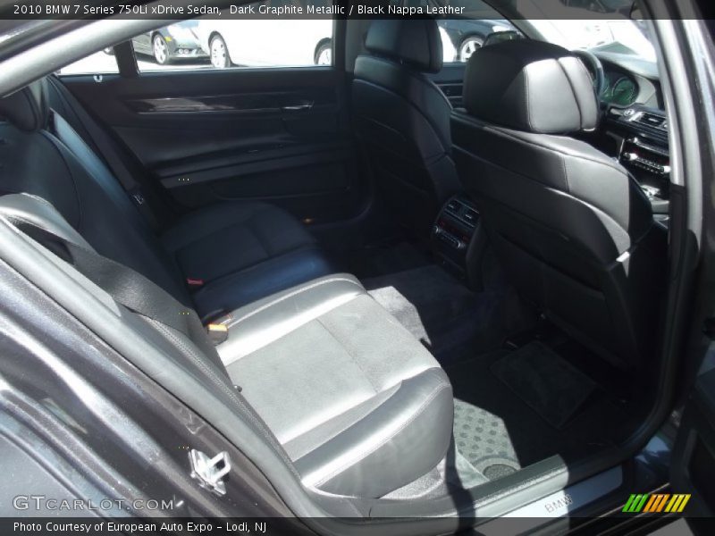 Dark Graphite Metallic / Black Nappa Leather 2010 BMW 7 Series 750Li xDrive Sedan