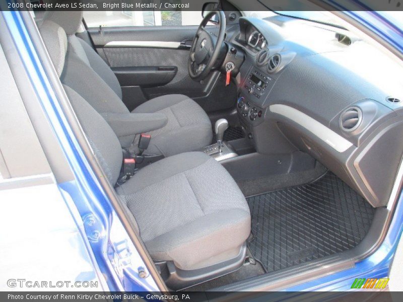 Bright Blue Metallic / Charcoal 2008 Chevrolet Aveo LS Sedan