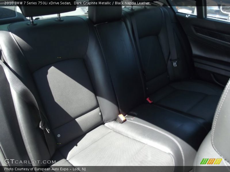Dark Graphite Metallic / Black Nappa Leather 2010 BMW 7 Series 750Li xDrive Sedan