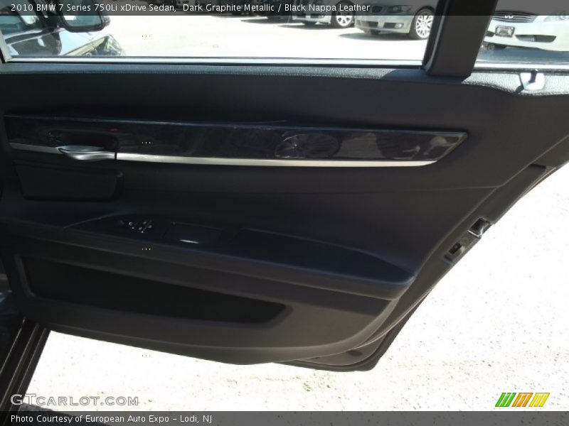 Dark Graphite Metallic / Black Nappa Leather 2010 BMW 7 Series 750Li xDrive Sedan