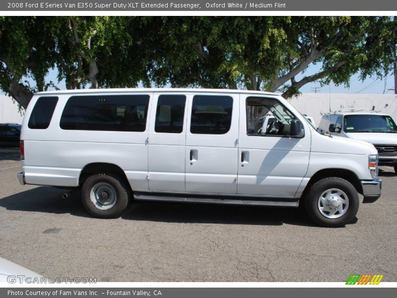  2008 E Series Van E350 Super Duty XLT Extended Passenger Oxford White
