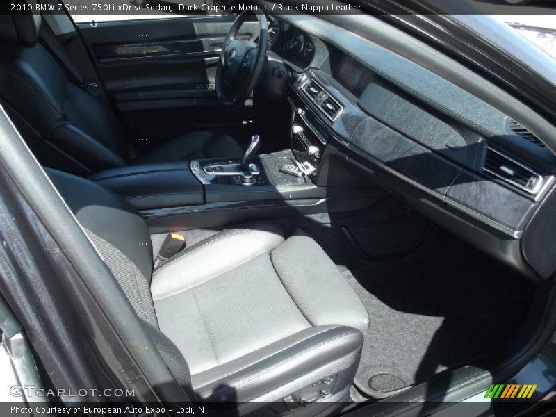 Dark Graphite Metallic / Black Nappa Leather 2010 BMW 7 Series 750Li xDrive Sedan