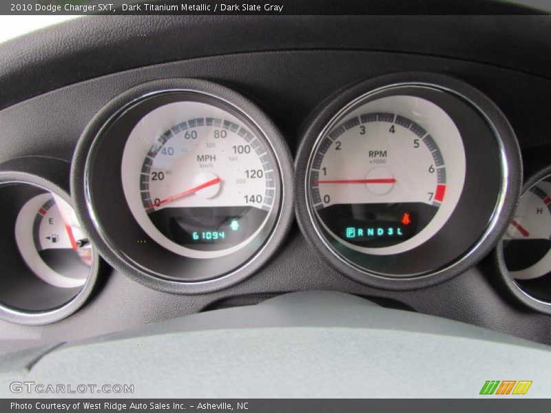 Dark Titanium Metallic / Dark Slate Gray 2010 Dodge Charger SXT