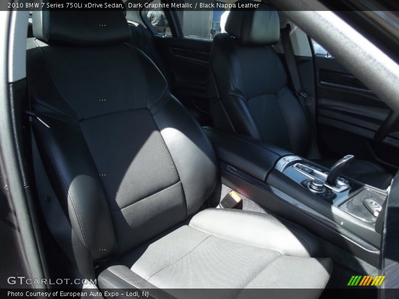 Dark Graphite Metallic / Black Nappa Leather 2010 BMW 7 Series 750Li xDrive Sedan