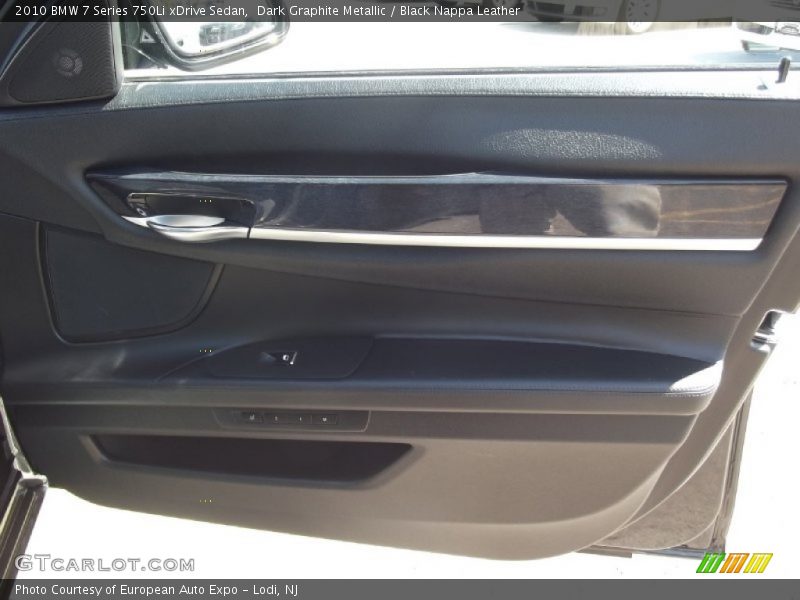 Dark Graphite Metallic / Black Nappa Leather 2010 BMW 7 Series 750Li xDrive Sedan