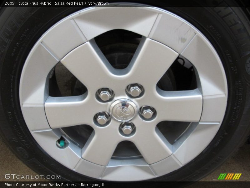 Salsa Red Pearl / Ivory/Brown 2005 Toyota Prius Hybrid