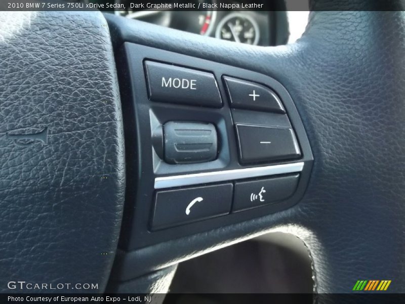 Controls of 2010 7 Series 750Li xDrive Sedan