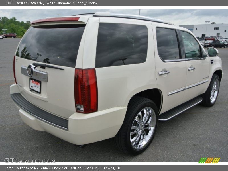 White Diamond / Ebony/Ebony 2007 Cadillac Escalade