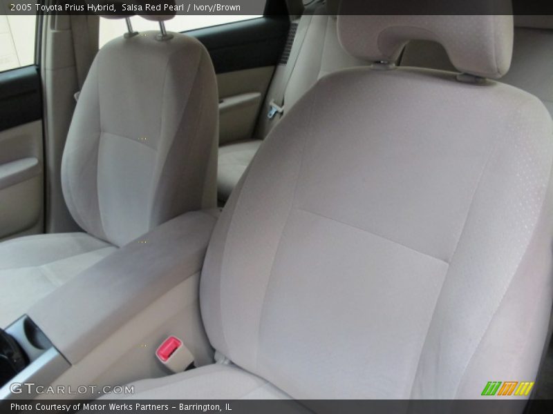 Salsa Red Pearl / Ivory/Brown 2005 Toyota Prius Hybrid