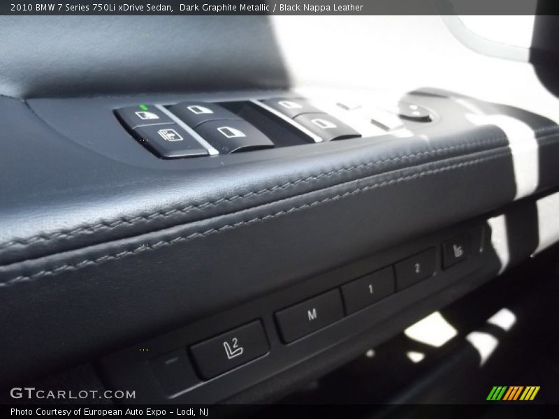 Dark Graphite Metallic / Black Nappa Leather 2010 BMW 7 Series 750Li xDrive Sedan