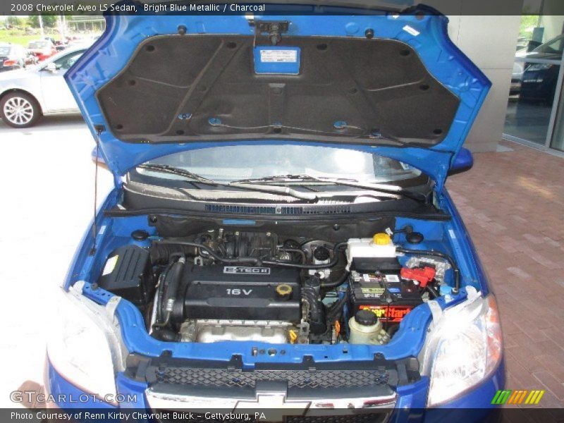 Bright Blue Metallic / Charcoal 2008 Chevrolet Aveo LS Sedan