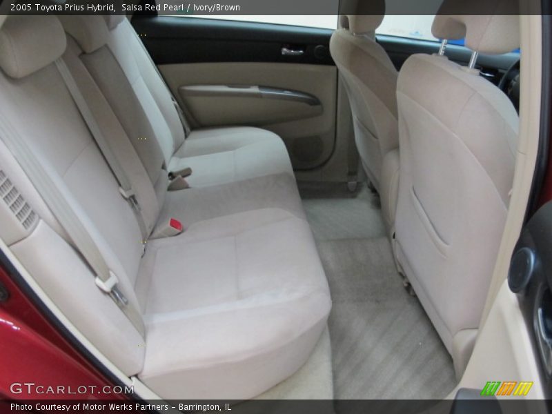 Salsa Red Pearl / Ivory/Brown 2005 Toyota Prius Hybrid