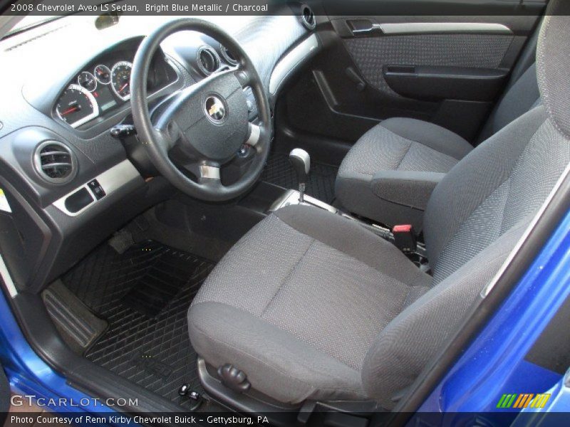 Bright Blue Metallic / Charcoal 2008 Chevrolet Aveo LS Sedan