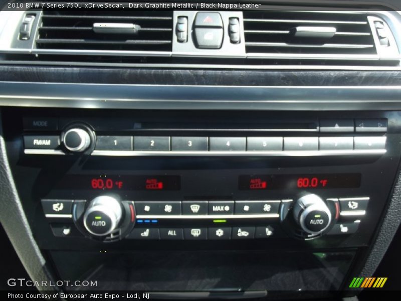 Controls of 2010 7 Series 750Li xDrive Sedan