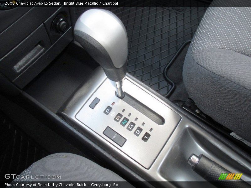 Bright Blue Metallic / Charcoal 2008 Chevrolet Aveo LS Sedan