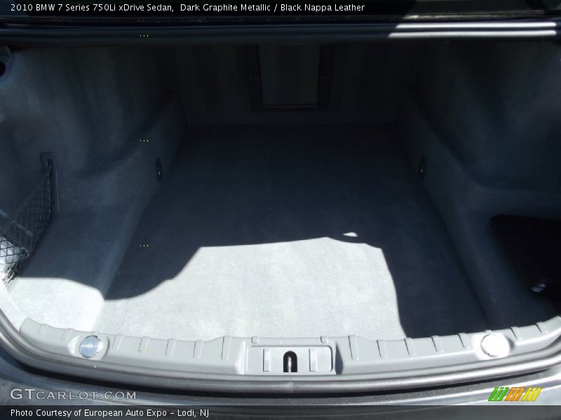 Dark Graphite Metallic / Black Nappa Leather 2010 BMW 7 Series 750Li xDrive Sedan