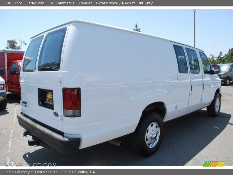 Oxford White / Medium Flint Grey 2006 Ford E Series Van E350 Commercial Extended