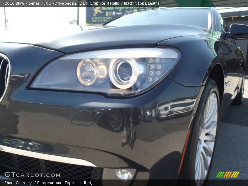 Dark Graphite Metallic / Black Nappa Leather 2010 BMW 7 Series 750Li xDrive Sedan