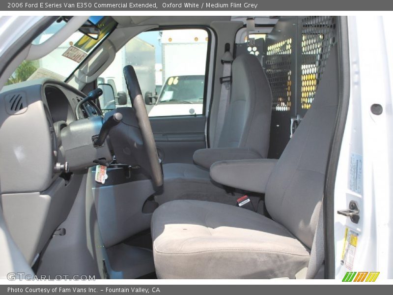 Oxford White / Medium Flint Grey 2006 Ford E Series Van E350 Commercial Extended