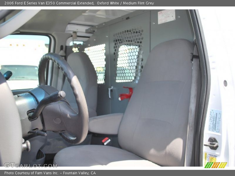 Oxford White / Medium Flint Grey 2006 Ford E Series Van E350 Commercial Extended