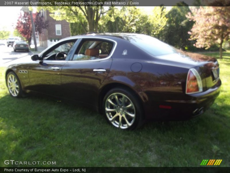 Bordeaux Pontevecchio (Dark Red Metallic) / Cuoio 2007 Maserati Quattroporte