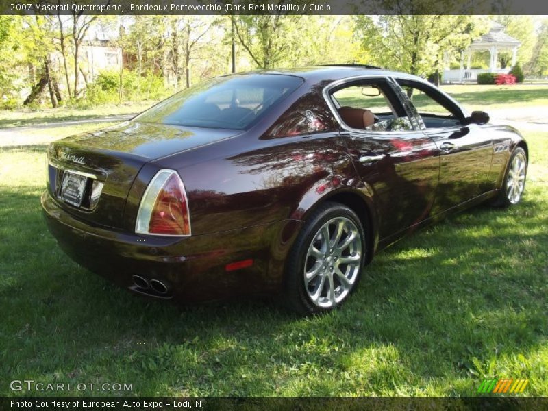 Bordeaux Pontevecchio (Dark Red Metallic) / Cuoio 2007 Maserati Quattroporte