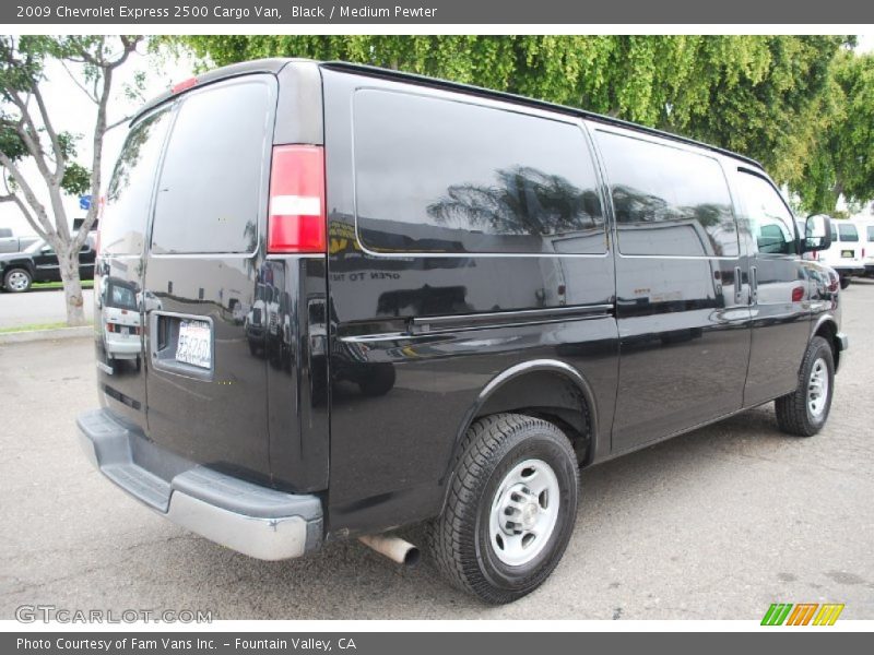 Black / Medium Pewter 2009 Chevrolet Express 2500 Cargo Van