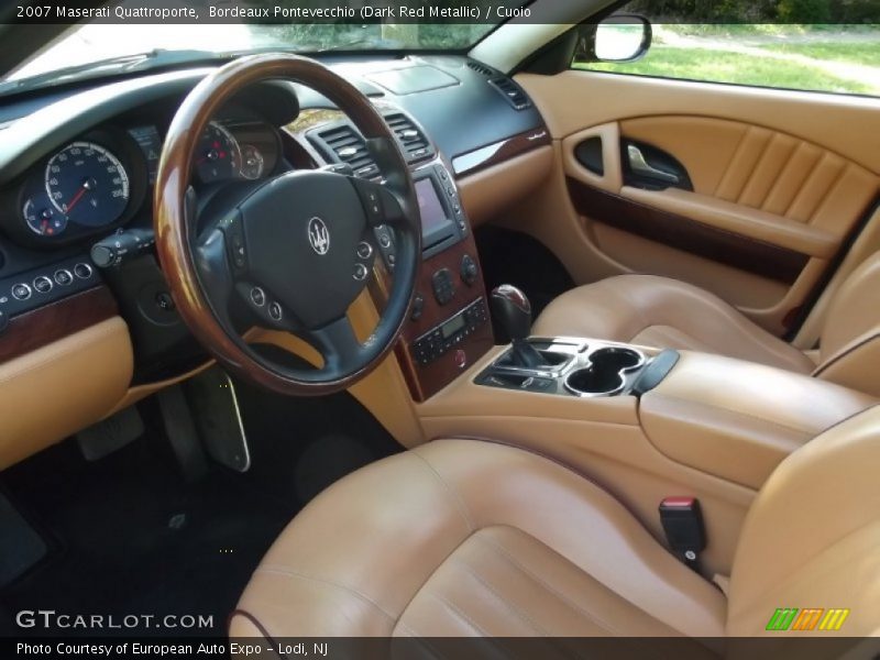 Bordeaux Pontevecchio (Dark Red Metallic) / Cuoio 2007 Maserati Quattroporte