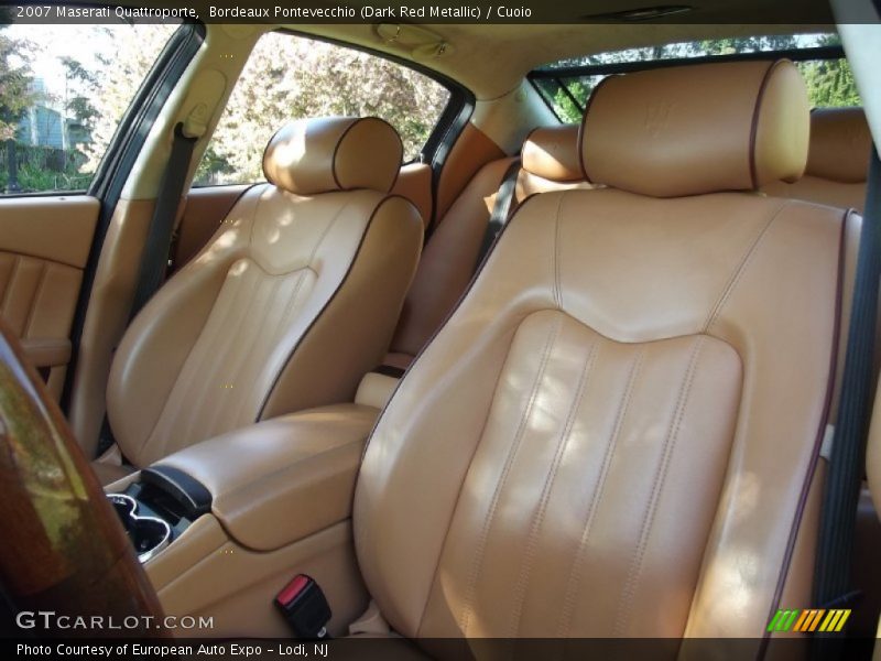 Bordeaux Pontevecchio (Dark Red Metallic) / Cuoio 2007 Maserati Quattroporte