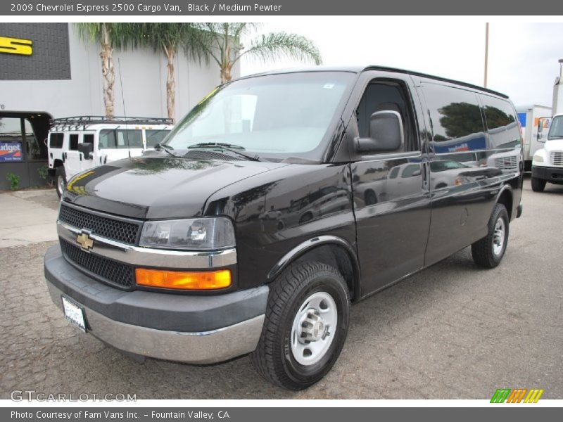 Black / Medium Pewter 2009 Chevrolet Express 2500 Cargo Van