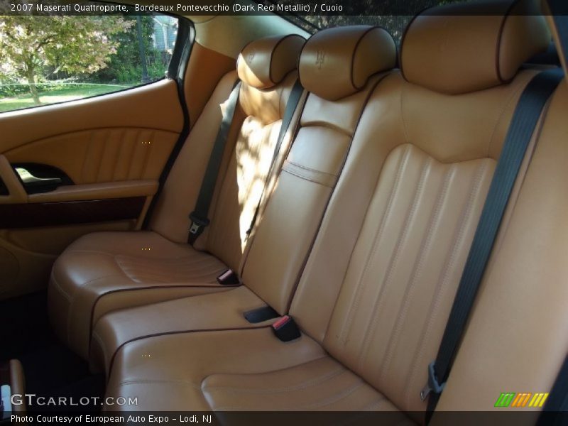 Bordeaux Pontevecchio (Dark Red Metallic) / Cuoio 2007 Maserati Quattroporte