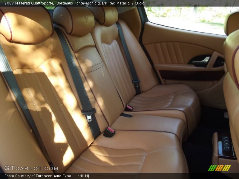 Bordeaux Pontevecchio (Dark Red Metallic) / Cuoio 2007 Maserati Quattroporte