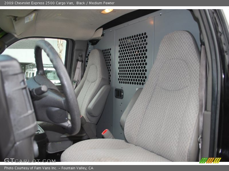  2009 Express 2500 Cargo Van Medium Pewter Interior