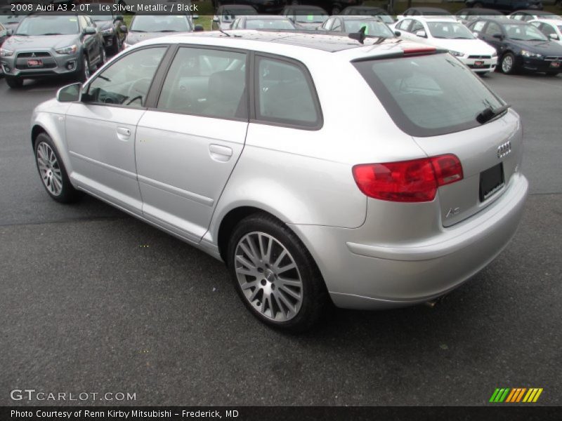 Ice Silver Metallic / Black 2008 Audi A3 2.0T