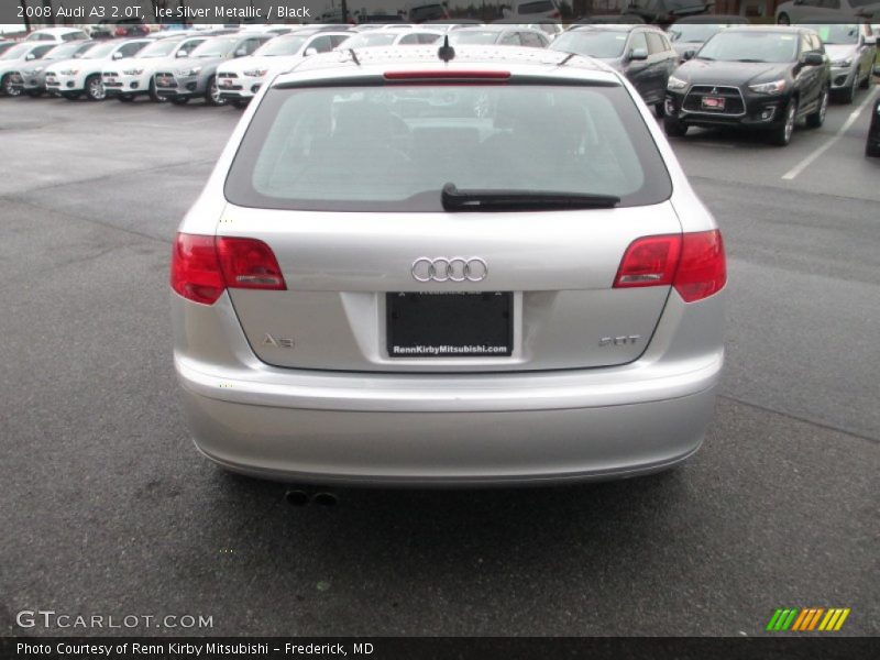 Ice Silver Metallic / Black 2008 Audi A3 2.0T