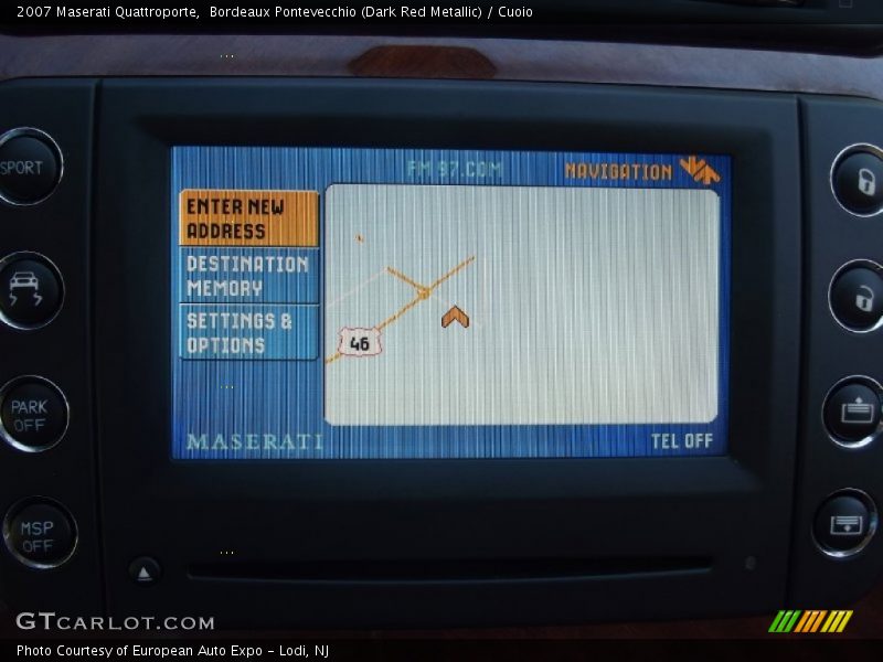 Bordeaux Pontevecchio (Dark Red Metallic) / Cuoio 2007 Maserati Quattroporte