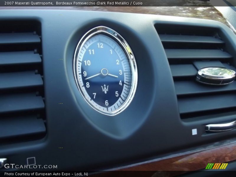 Bordeaux Pontevecchio (Dark Red Metallic) / Cuoio 2007 Maserati Quattroporte