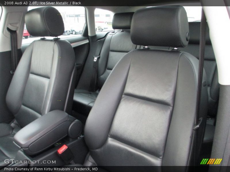 Ice Silver Metallic / Black 2008 Audi A3 2.0T