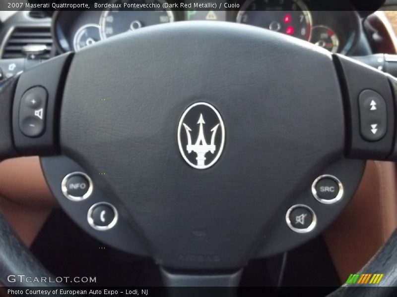 Bordeaux Pontevecchio (Dark Red Metallic) / Cuoio 2007 Maserati Quattroporte