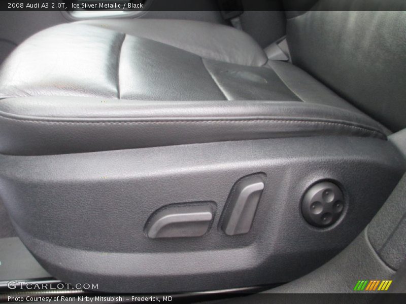 Ice Silver Metallic / Black 2008 Audi A3 2.0T