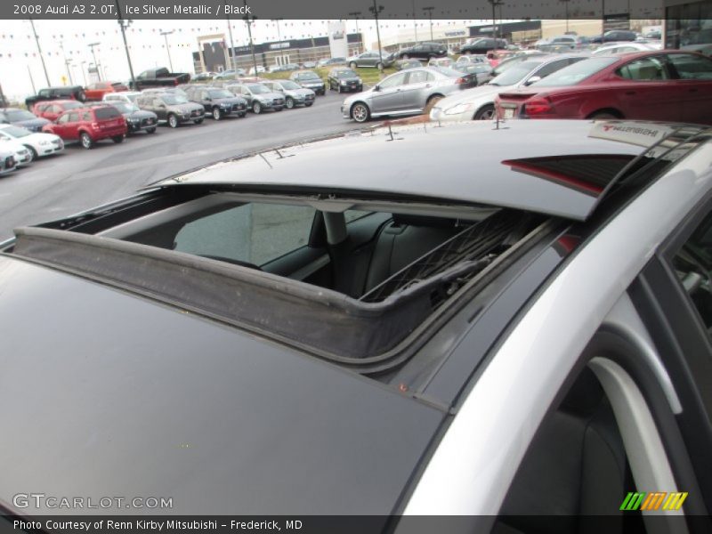 Ice Silver Metallic / Black 2008 Audi A3 2.0T